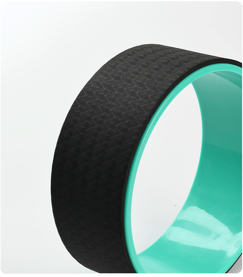 TPE Yoga Wheel (Black+Green)